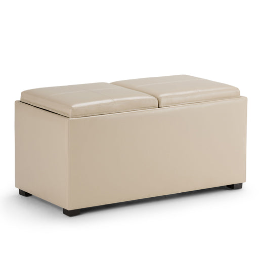 Avalon - 5 Piece Storage Ottoman, Contemporary - R&R Furniture Gallery (Fountain Valley, CA)