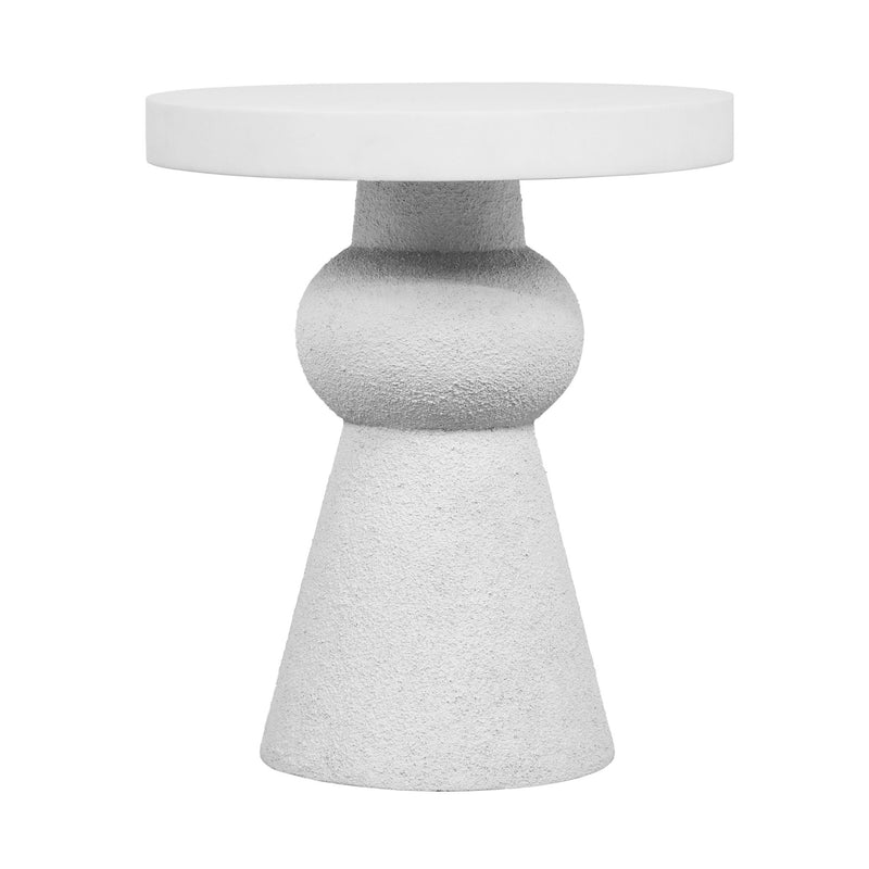 Lupita - Side Table - White - R&R Furniture Gallery (Fountain Valley, CA)