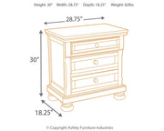 Porter - Two Drawer Night Stand - Dark Brown - R&R Furniture Gallery (Fountain Valley, CA)