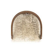 Jennifer Taylor Home Millwick low back counter stool with wood legs and upholstered seat, designed for counter height seating.