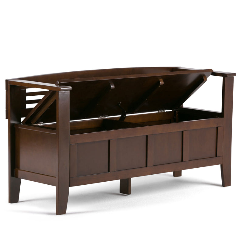 Adams - Entryway Storage Bench Handcrafted - R&R Furniture Gallery (Fountain Valley, CA)