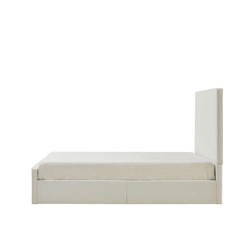 Lucas - Tall Headboard Upholstered Bed - R&R Furniture Gallery (Fountain Valley, CA)