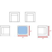 Outdoor Patio Chair Set For Patio With Foam Cushions - R&R Furniture Gallery (Fountain Valley, CA)