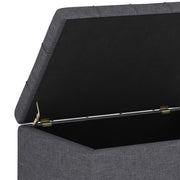 Harrison - Upholstered Coffee Table Storage Ottoman - R&R Furniture Gallery (Fountain Valley, CA)