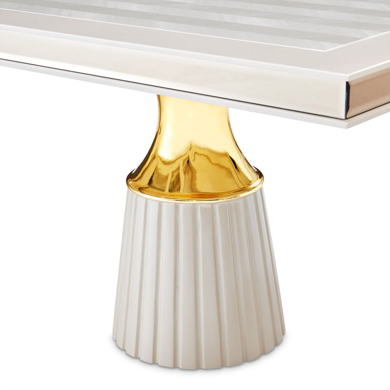 Carmela - Double Pedestal Dining Table - R&R Furniture Gallery (Fountain Valley, CA)