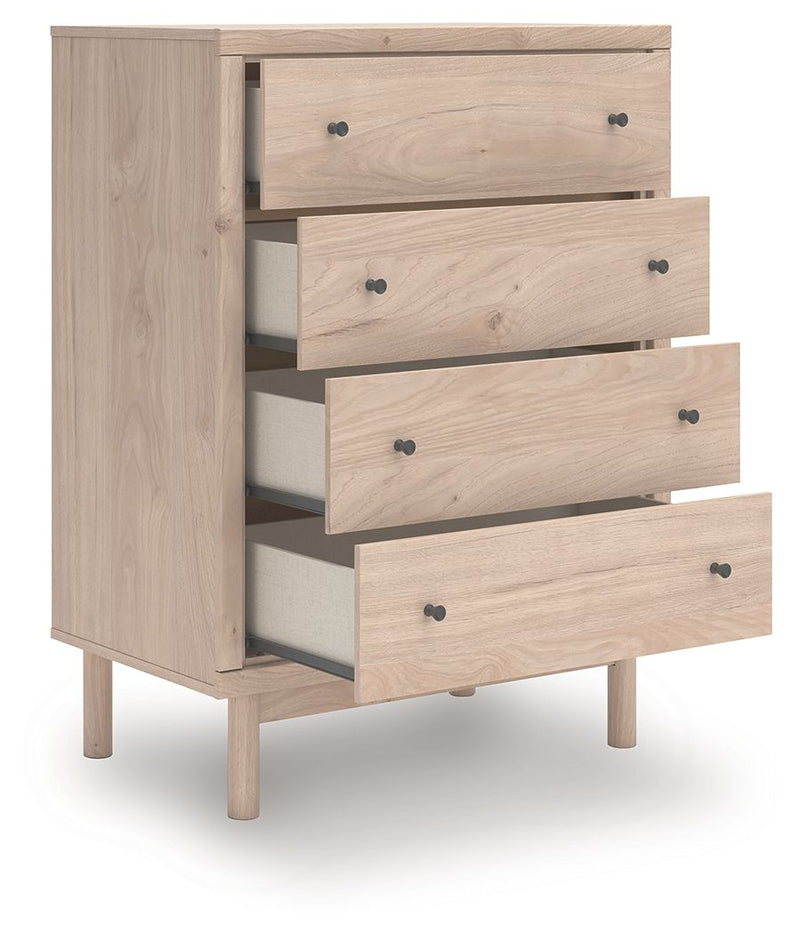 Arloster - Four Drawer Chest - Tan - R&R Furniture Gallery (Fountain Valley, CA)