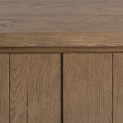 Classic Home Bristol 4-door buffet cabinet with wooden finish and sleek design, featuring four doors and ample storage space.