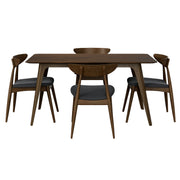 5 Piece Dining Set With Ergonomic Chairs - R&R Furniture Gallery (Fountain Valley, CA)