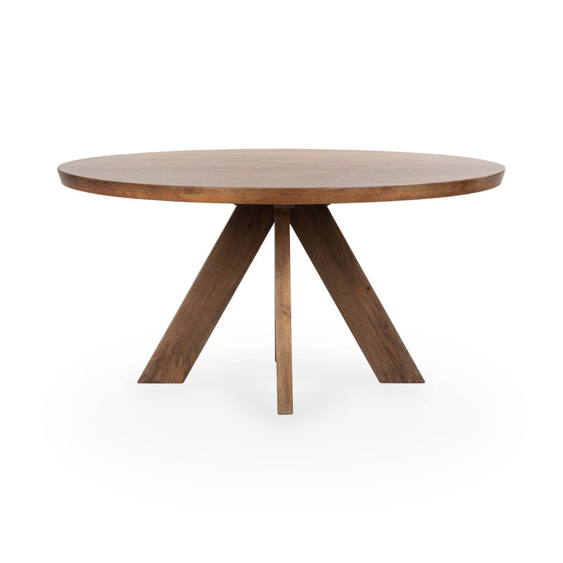 Rodrigo - Round Dining Table - Hickory Brown - R&R Furniture Gallery (Fountain Valley, CA)