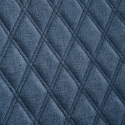 Accent Chair With Quilted Back And Silver Studs - Dark Blue - R&R Furniture Gallery (Fountain Valley, CA)