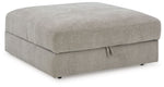 Aslan Court - Ottoman With Storage - Pebble - R&R Furniture Gallery (Fountain Valley, CA)