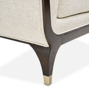 Paris Chic - Loveseat - Cremini / Espresso - R&R Furniture Gallery (Fountain Valley, CA)