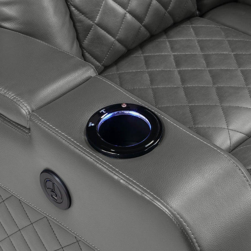 Alair - Power Motion Recliner With Bluetooth, Wireless Charger & Cupholder - R&R Furniture Gallery (Fountain Valley, CA)