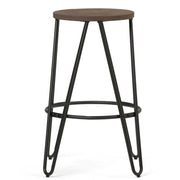 Simeon - Multifunctional Metal Stool With Wood Seat - R&R Furniture Gallery (Fountain Valley, CA)