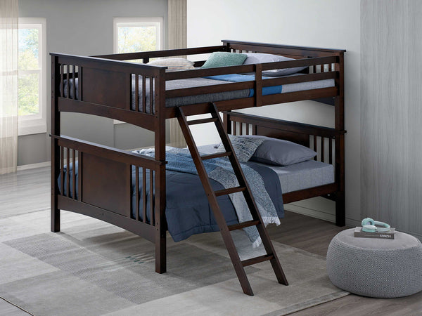 Spring Creek - Full/Full Bunk Bed, Dark Walnut