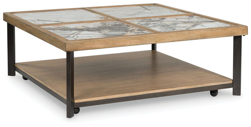Montia - Square Cocktail Table - Multi - R&R Furniture Gallery (Fountain Valley, CA)