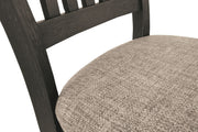 Tyler Creek - Dining UPH Side Chair (Set of 2) - Slatback - Black / Grayish Brown - R&R Furniture Gallery (Fountain Valley, CA)