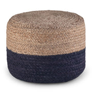 Lydia - Handcrafted Round Pouf - R&R Furniture Gallery (Fountain Valley, CA)