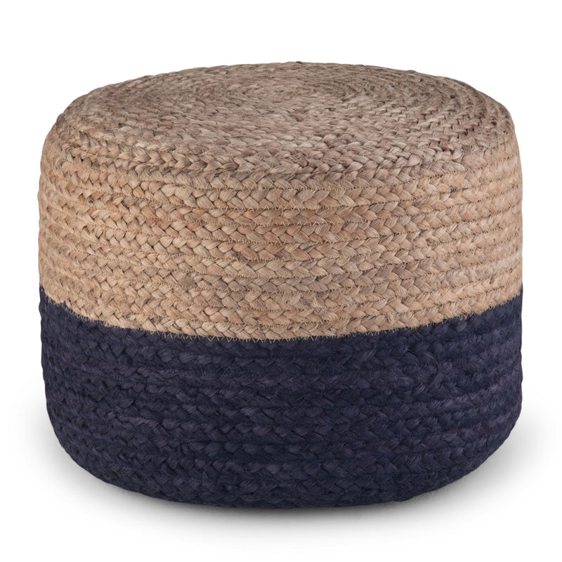 Lydia - Handcrafted Round Pouf - R&R Furniture Gallery (Fountain Valley, CA)