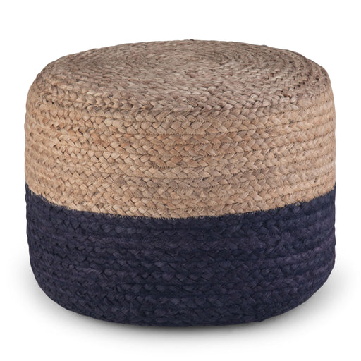 Lydia - Handcrafted Round Pouf - R&R Furniture Gallery (Fountain Valley, CA)