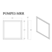 Shaker - Crocodile Metallic Mirror - R&R Furniture Gallery (Fountain Valley, CA)