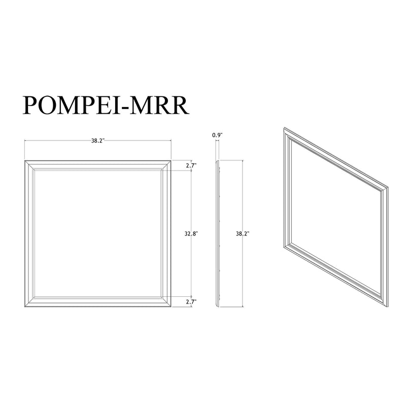 Shaker - Crocodile Metallic Mirror - R&R Furniture Gallery (Fountain Valley, CA)