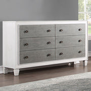 Katia - Dresser - Rustic Gray & Weathered White - R&R Furniture Gallery (Fountain Valley, CA)