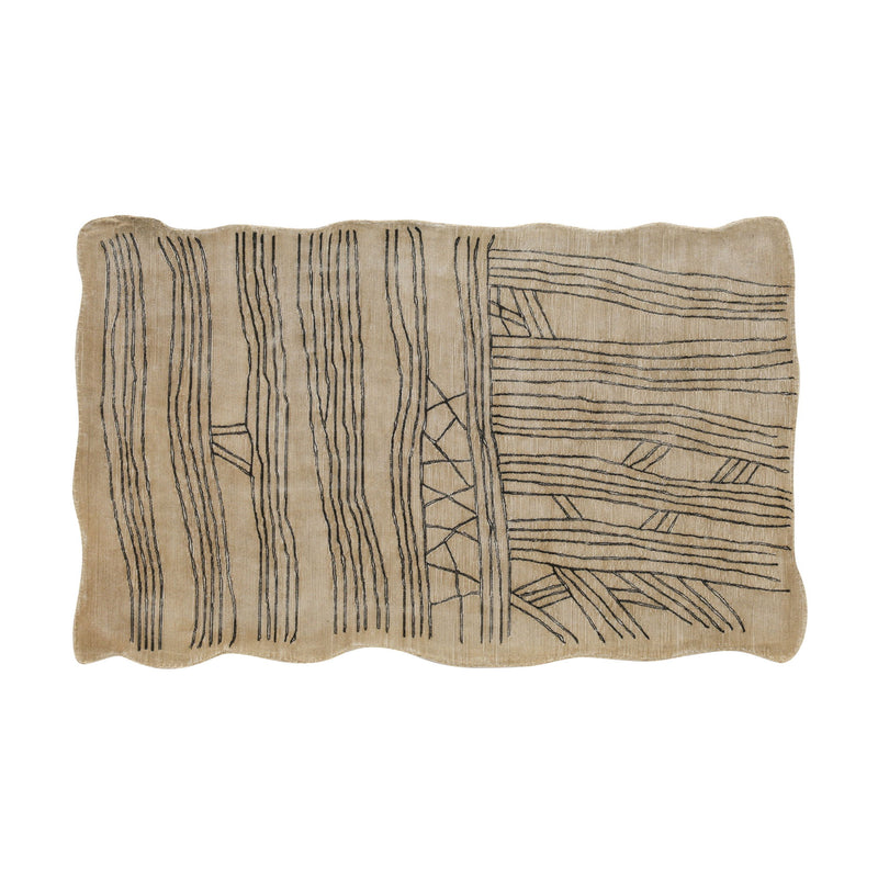 Daphne - 5' x 8' Hand Tufted Wool Area Rug - Natural