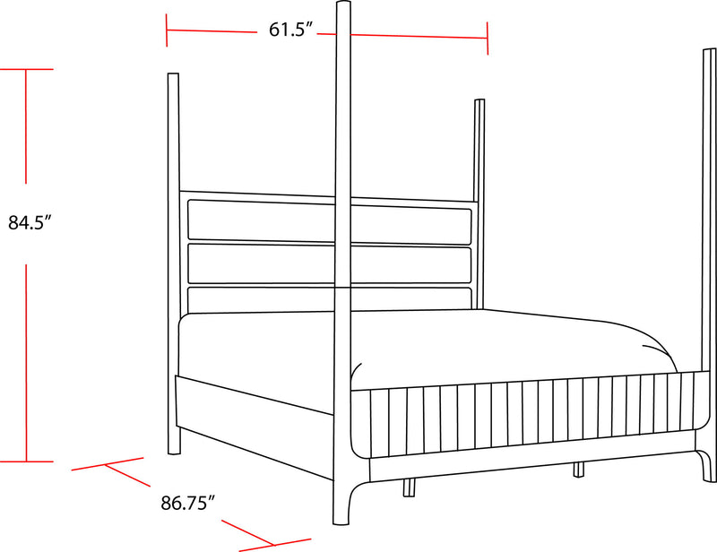 Escape - Bedroom Poster Bed