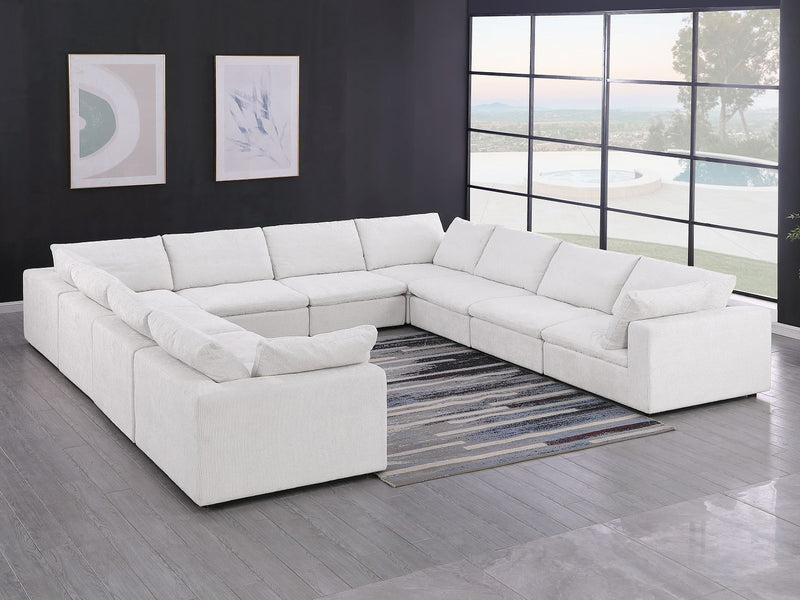 1100 - 10-Piece U-Shaped Sectional In Italian Fabric - R&R Furniture Gallery (Fountain Valley, CA)
