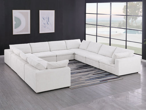 1100 - 10-Piece U-Shaped Sectional In Italian Fabric - R&R Furniture Gallery (Fountain Valley, CA)