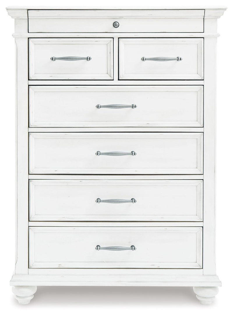 Kanwyn - Chest - Whitewash - R&R Furniture Gallery (Fountain Valley, CA)