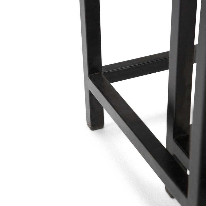 Skyler - 2 Piece Nesting Side Table - Dark Cognac Brown - R&R Furniture Gallery (Fountain Valley, CA)