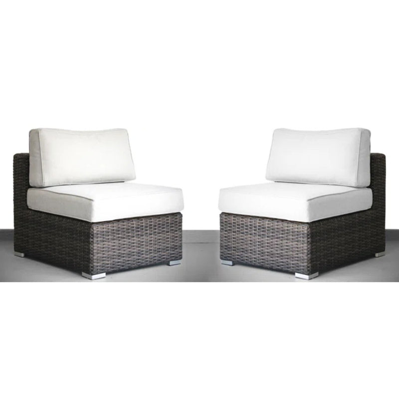 Minnesota - Armless Patio Chairs (Set of 2) - R&R Furniture Gallery (Fountain Valley, CA)