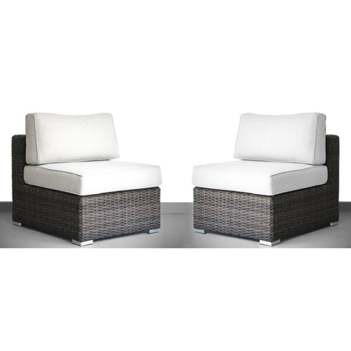 Minnesota - Armless Patio Chairs (Set of 2) - R&R Furniture Gallery (Fountain Valley, CA)