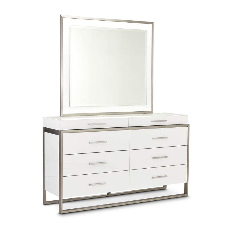 Marquee - Dresser, Mirror - R&R Furniture Gallery (Fountain Valley, CA)