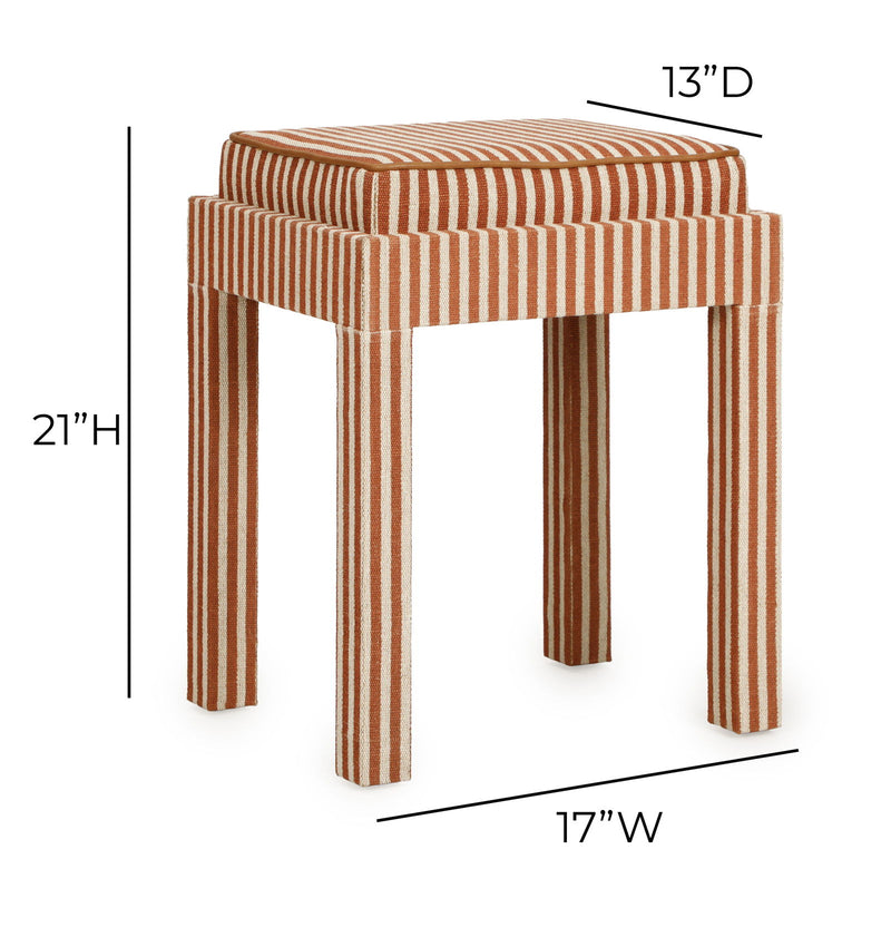 Kora - Cotton Jute Stool - R&R Furniture Gallery (Fountain Valley, CA)