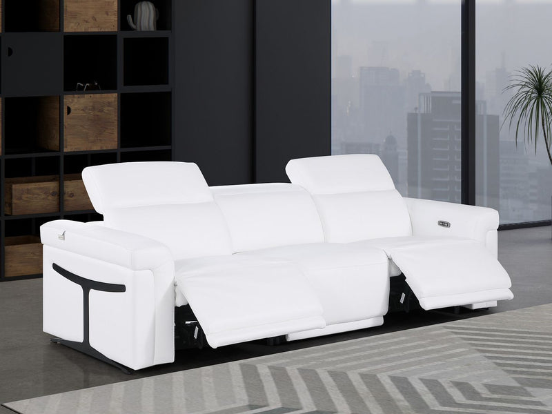 1126 - 3-Piece Modular Power Reclining Sofa In With 2 Power Recliners & Power Headrests