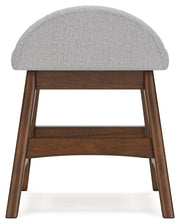 Lyncott - Home Office Desk Chair - Light Gray / Brown - R&R Furniture Gallery (Fountain Valley, CA)