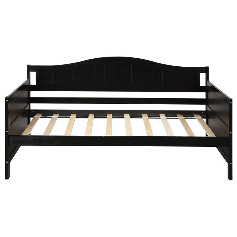 DreamHaus wooden daybed with storage drawers, sofa bed design, no box spring needed, ideal for versatile bedroom or living space.