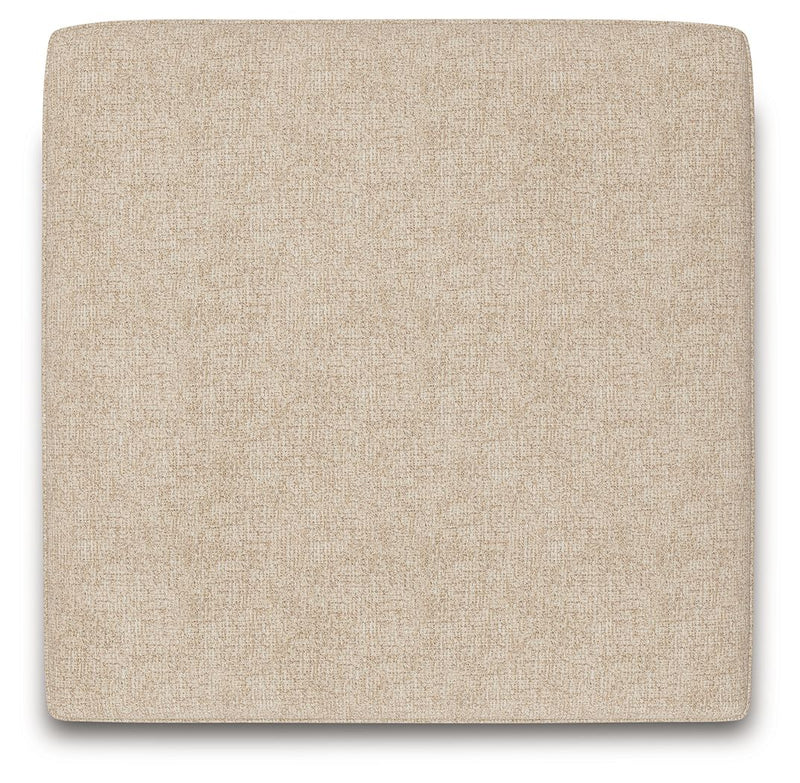 Seyler - Oversized Accent Ottoman - Sand - R&R Furniture Gallery (Fountain Valley, CA)