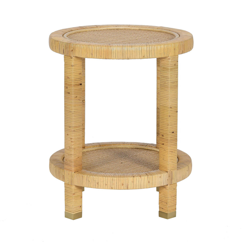 Amara - Side Table - Natural - R&R Furniture Gallery (Fountain Valley, CA)