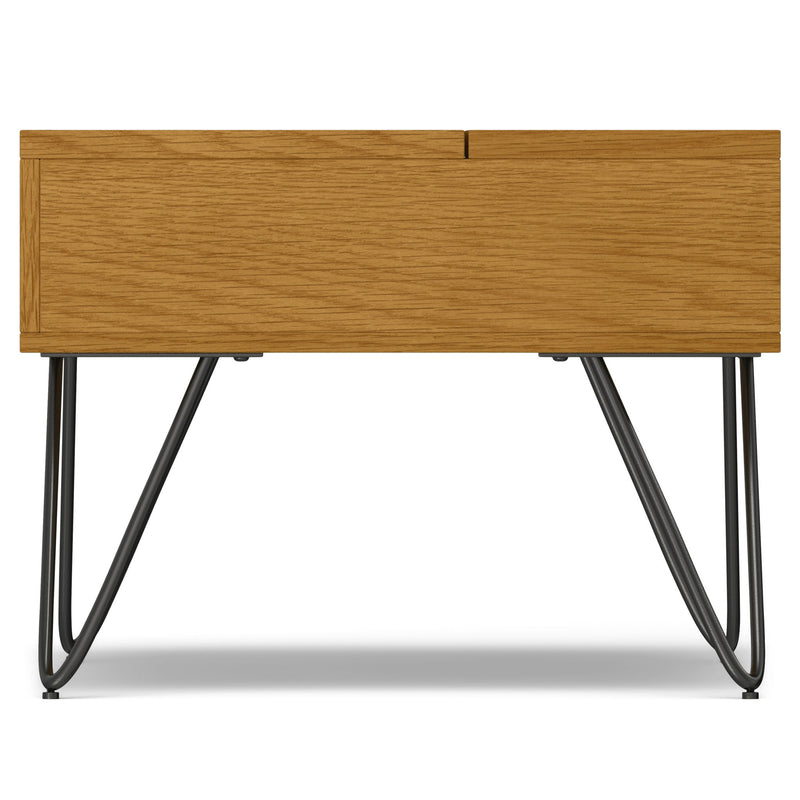 Hunter - Lift Top Coffee With Hidden Storage - Oak - R&R Furniture Gallery (Fountain Valley, CA)