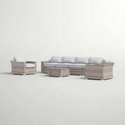 Stylish Sofa Seating Group With Cushions Perfect For Outdoor Gatherings - R&R Furniture Gallery (Fountain Valley, CA)