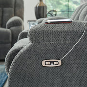 Observation - Power Rocker Recliner - Steel - R&R Furniture Gallery (Fountain Valley, CA)