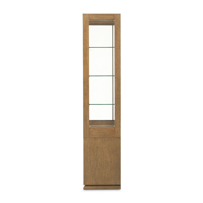 Portrait - Display Cabinet - Sienna Brown - R&R Furniture Gallery (Fountain Valley, CA)