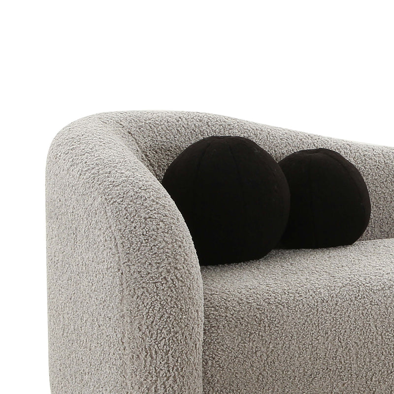 Leonie - Faux Shearling Sofa - R&R Furniture Gallery (Fountain Valley, CA)