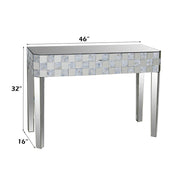 Nasa - Console Table - Mirrored & Mother of Pearl - R&R Furniture Gallery (Fountain Valley, CA)
