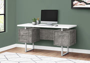 Computer Desk For Home Office, Laptop, Left, Right Set - Up, Storage Drawers, Contemporary & Modern - R&R Furniture Gallery (Fountain Valley, CA)