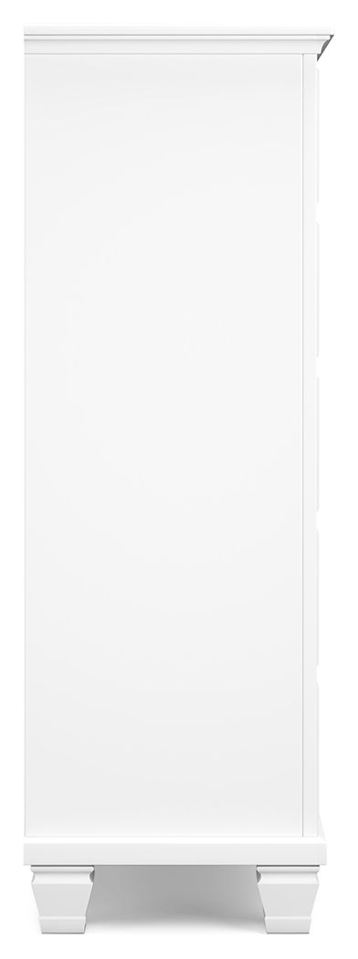 Fortman - Five Drawer Chest - White - R&R Furniture Gallery (Fountain Valley, CA)